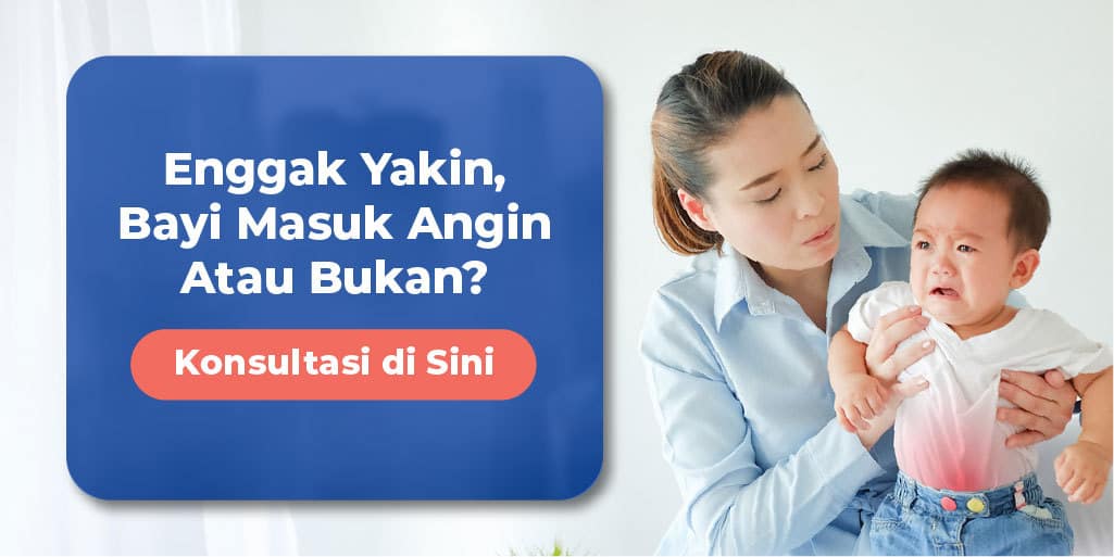 ciri ciri bayi masuk angin