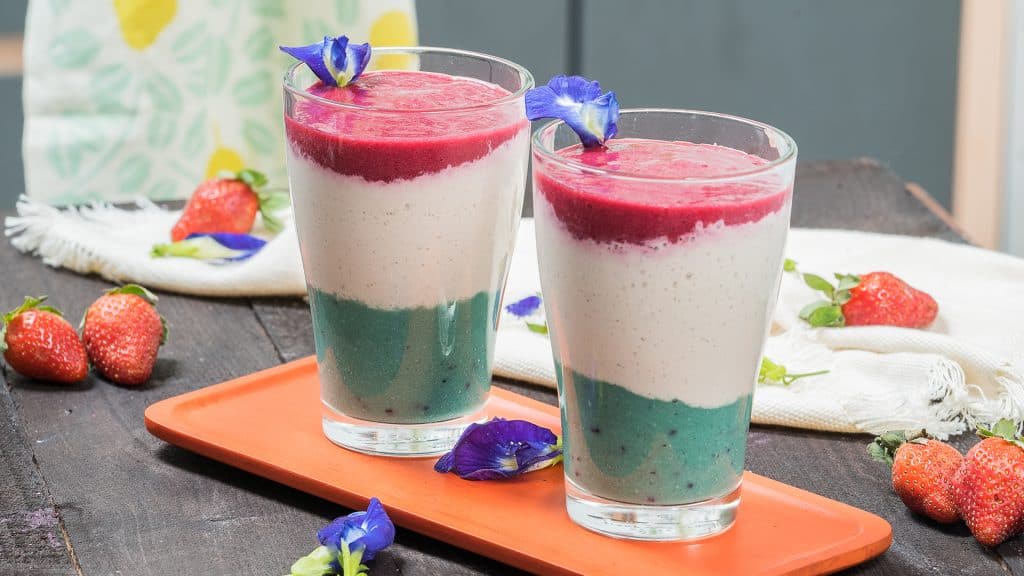 smoothies bowl untuk sahur
