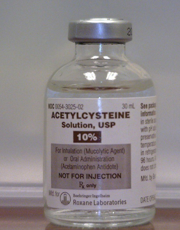 obat acetylcysteine. 