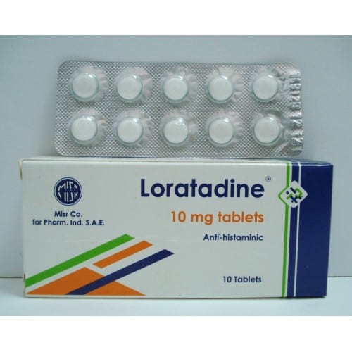 Loratadine tablets.
