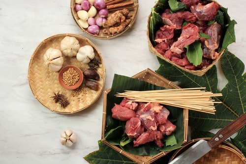 memasak daging kambing